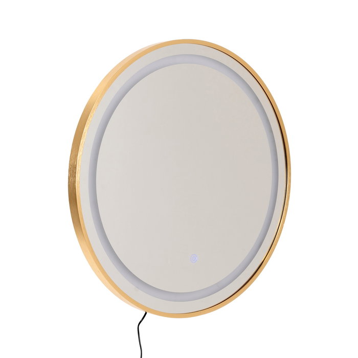 Espejo con Luz Led Decoración 60 X 3 X 60 cm