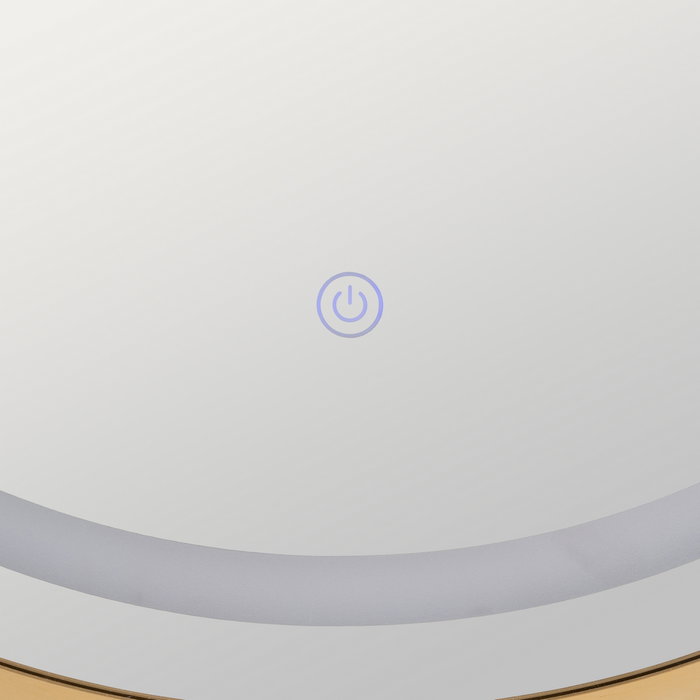 Espejo con Luz Led Decoración 60 X 3 X 60 cm