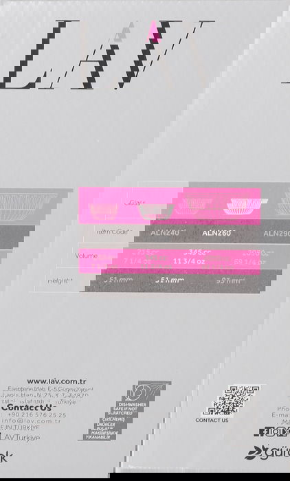 LAV Set 4 Cuencos Alinda 12.5 cm - 345 cc (6 Cajas)