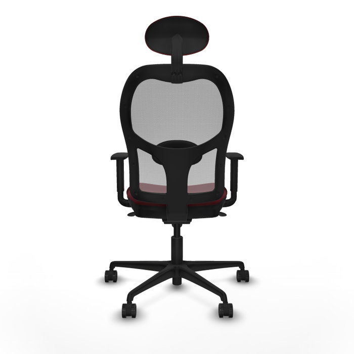 PIQUERAS Y CRESPO Silla de oficina Jorquera Granate y Gris PIQUERAS Y CRESPO Silla de oficina Jorquera Granate y Gris