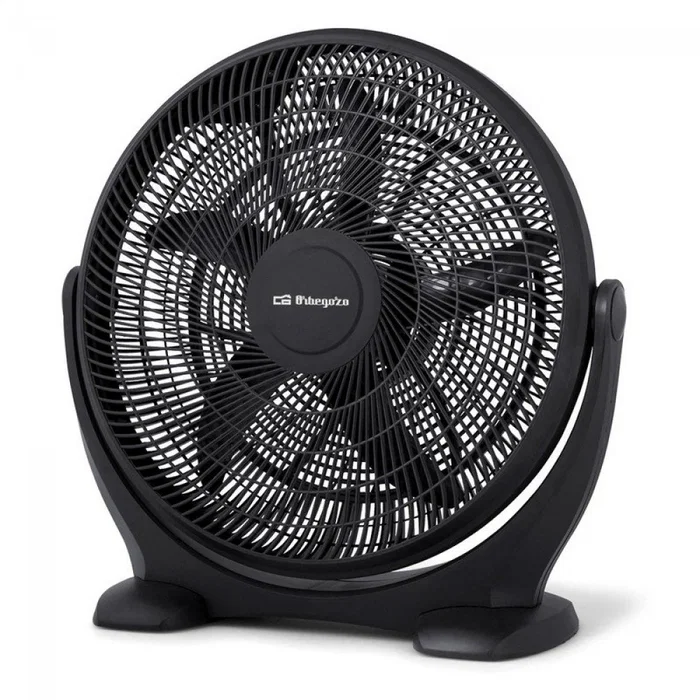 Orbegozo BF 0150 Ventilador de Suelo Negro, Aspas 50 cm, 80W, 5 Aspas, 3 Velocidades, Inclinación Ajustable y Asa para Transporte Orbegozo BF 0150 Ventilador de Suelo Negro, Aspas 50 cm, 80W, 5 Aspas, 3 Velocidades, Inclinación Ajustable y Asa para Transporte