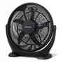 Orbegozo BF 0150 Ventilador de Suelo Negro, Aspas 50 cm, 80W, 5 Aspas, 3 Velocidades, Inclinación Ajustable y Asa para Transporte