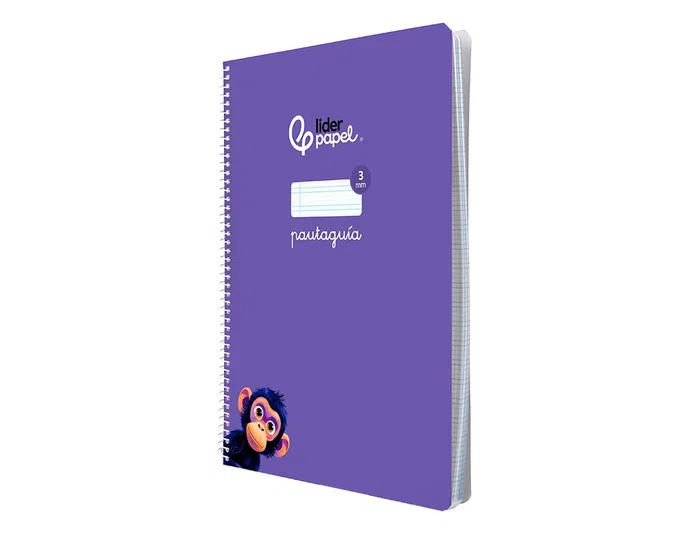 Liderpapel Pautaguía Cuaderno Espiral A4 Tapa Blanda 80 Hojas 75gr Cuadro Pautado 3mm Lila Liderpapel Pautaguía Cuaderno Espiral A4 Tapa Blanda 80 Hojas 75gr Cuadro Pautado 3mm Lila