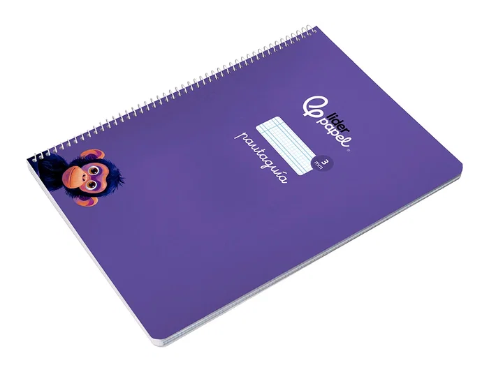 Liderpapel Pautaguía Cuaderno Espiral A4 Tapa Blanda 80 Hojas 75gr Cuadro Pautado 3mm Lila Liderpapel Pautaguía Cuaderno Espiral A4 Tapa Blanda 80 Hojas 75gr Cuadro Pautado 3mm Lila