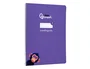 Liderpapel Pautaguía Cuaderno Espiral A4 Tapa Blanda 80 Hojas 75gr Cuadro Pautado 3mm Lila