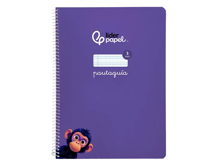 Liderpapel Pautaguía Cuaderno Espiral A4 Tapa Blanda 80 Hojas 75gr Cuadro Pautado 3mm Lila Liderpapel Pautaguía Cuaderno Espiral A4 Tapa Blanda 80 Hojas 75gr Cuadro Pautado 3mm Lila