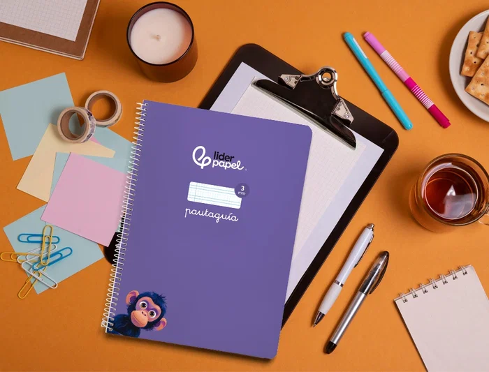 Liderpapel Pautaguía Cuaderno Espiral A4 Tapa Blanda 80 Hojas 75gr Cuadro Pautado 3mm Lila Liderpapel Pautaguía Cuaderno Espiral A4 Tapa Blanda 80 Hojas 75gr Cuadro Pautado 3mm Lila