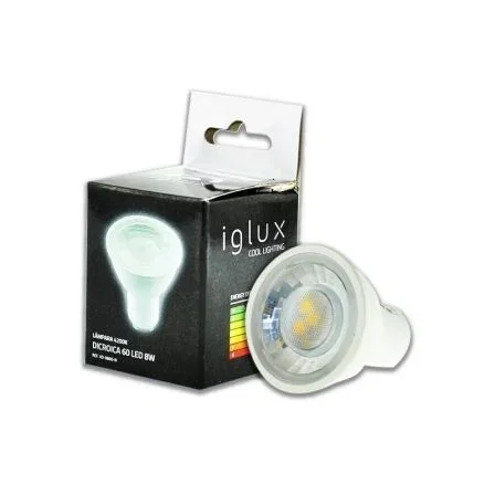 Bombilla Iglux XD-0860-N/ Casquillo GU10/ 8W/ 510 Lumenes/ 4200K Bombilla Iglux XD-0860-N/ Casquillo GU10/ 8W/ 510 Lumenes/ 4200K