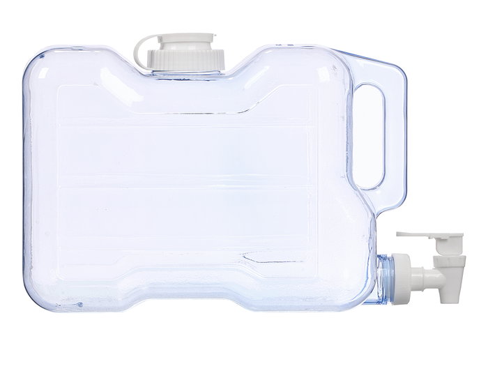 Leknes Dispensador de Agua Plástico PETG 7,5L Transparente 34,5x21,5x7,5cm (Set de 8)