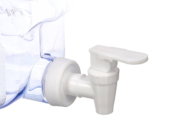 Leknes Dispensador de Agua Plástico PETG 7,5L Transparente 34,5x21,5x7,5cm (Set de 8)