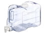 Leknes Dispensador de Agua Plástico PETG 7,5L Transparente 34,5x21,5x7,5cm (Set de 8)