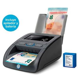 Safescan Detector Automático de Billetes 155- S Complete con 7 Formas de Detección de Billetes Falsos y Alarma Visual Sonora