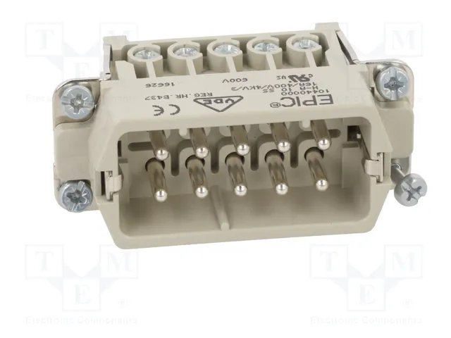 LAPP EPIC H-A Plantilla de Contacto Macho HDC 10 PIN 16A LAPP EPIC H-A Plantilla de Contacto Macho HDC 10 PIN 16A