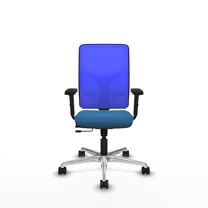 PIQUERAS Y CRESPO Silla de oficina Motilla Azul con mecanismo Sincro/Traslack PIQUERAS Y CRESPO Silla de oficina Motilla Azul con mecanismo Sincro/Traslack