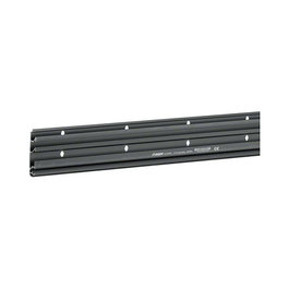 Hager SL200801 Base de canaleta de 3 cámaras, 20x80mm, Negro