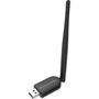 Conceptronic ABBY07B - Adaptador USB Bluetooth 5.1 Clase 1 con Antena de 2dBi, Rango 100m, Plug & Play para Windows 11/10/8.1