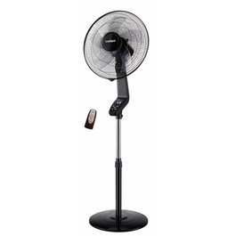 Bastilipo Coín black Ventilador de pie 50W Negro