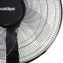 Bastilipo Coín black Ventilador de pie 50W Negro