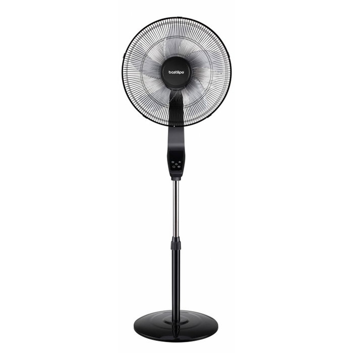Bastilipo Coín black Ventilador de pie 50W Negro