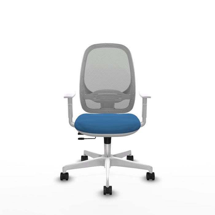 PIQUERAS Y CRESPO Silla de oficina Cilanco Azul claro y Gris