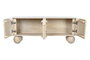 DKD Home Decor Mueble TV Tromso Urban Blanco 140x40x58 cm 4 Puertas