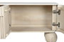 DKD Home Decor Mueble TV Tromso Urban Blanco 140x40x58 cm 4 Puertas