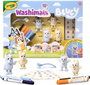 CRAYOLA Washimals Bluey Set de 4 Mascotas con Pegatinas y Rotuladores