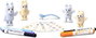CRAYOLA Washimals Bluey Set de 4 Mascotas con Pegatinas y Rotuladores