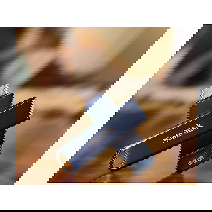 Sandisk iXpand Memoria USB 256GB Type-C / Lightning 3.2 Gen 1 90 MB/s Azul Sandisk iXpand Memoria USB 256GB Type-C / Lightning 3.2 Gen 1 90 MB/s Azul