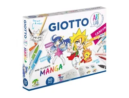 Giotto Set Creativo Art Lab Manga Chibi para Dibujar y Colorear con Contenidos Adicionales