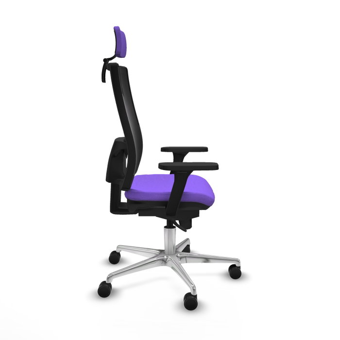 PIQUERAS Y CRESPO Silla de oficina Horna con mecanismo Sincro, Lila y Negro PIQUERAS Y CRESPO Silla de oficina Horna con mecanismo Sincro, Lila y Negro