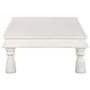 DKD Home Decor Mesa de Centro de Madera Decapé Blanco 170x102x47