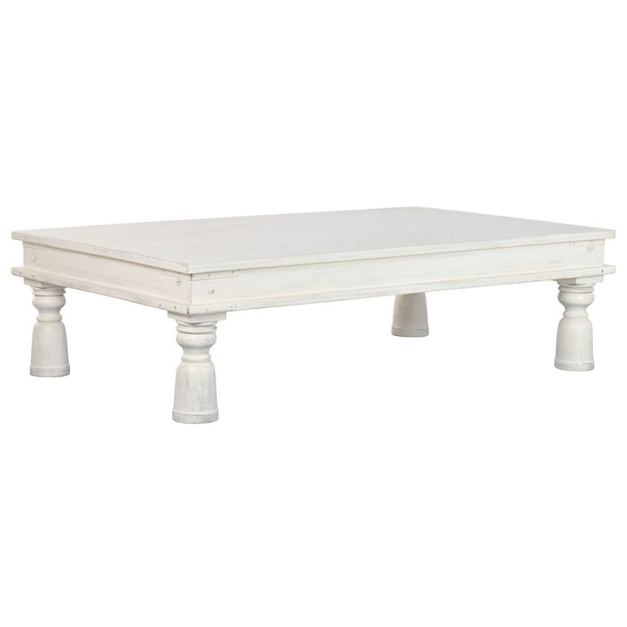 DKD Home Decor Mesa de Centro de Madera Decapé Blanco 170x102x47 DKD Home Decor Mesa de Centro de Madera Decapé Blanco 170x102x47