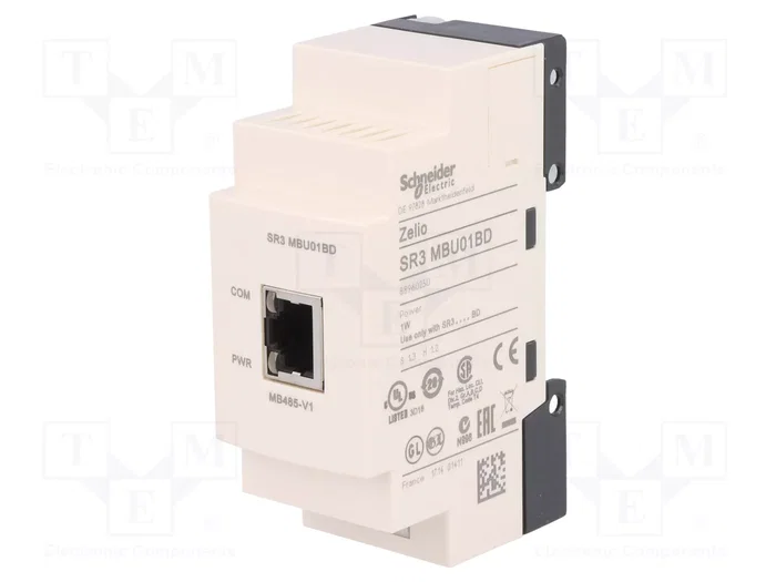 SCHNEIDER ELECTRIC Zelio Logic SR3MBU01BD Módulo de Automatización de Comunicación SCHNEIDER ELECTRIC Zelio Logic SR3MBU01BD Módulo de Automatización de Comunicación