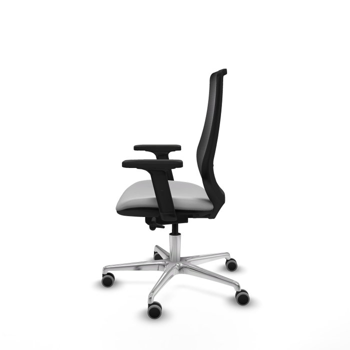 PIQUERAS Y CRESPO Silla de oficina Mardos Gris claro y Negro