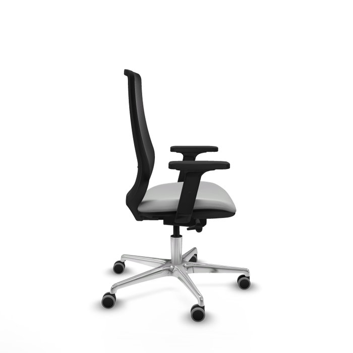PIQUERAS Y CRESPO Silla de oficina Mardos Gris claro y Negro