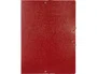 Liderpapel Carpeta proyectos folio lomo 50mm cartón gofrado roja 245 x 345 mm