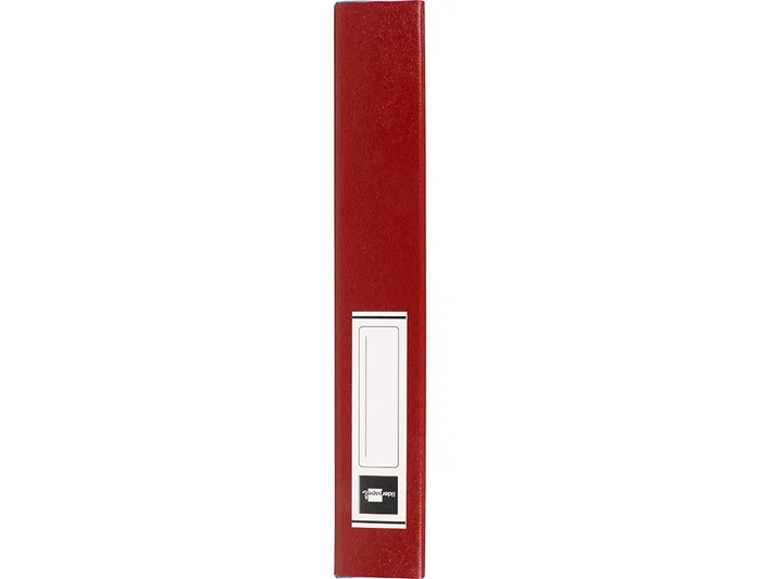 Liderpapel Carpeta proyectos folio lomo 50mm cartón gofrado roja 245 x 345 mm