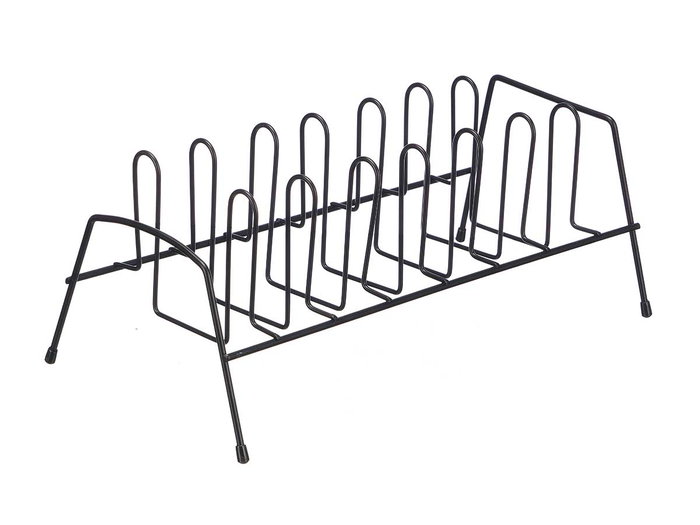 Kinvara Escurreplatos Metal Negro 35.5 x 13 x 15 cm (Set de 12)
