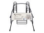 Kinvara Escurreplatos Metal Negro 35.5 x 13 x 15 cm (Set de 12)