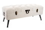 DKD Home Decor Descalzadora Lino MDF Beige