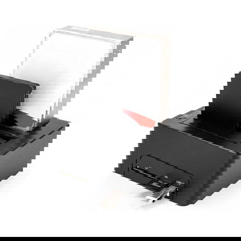 DeLOCK USB 3.2 Estación de Acoplamiento Dual para 2 x SATA HDD/SSD 2.5/3.5" con Función Clonación, Lector de Tarjetas CF/SD y Puerto USB Extra, Color Negro