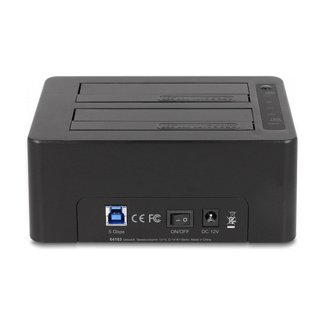 DeLOCK Estación de acoplamiento dual USB para 2 x SATA HDD/SSD 64183 DeLOCK Estación de acoplamiento dual USB para 2 x SATA HDD/SSD 64183
