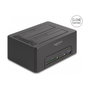 DeLOCK Estación de acoplamiento dual USB para 2 x SATA HDD/SSD 64183