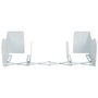 Home Deco Factory Sujetalibros Extensible Blanco