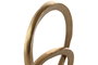 DKD Home Decor Escultura Abstracta de Aluminio y Mármol, Pack de 2