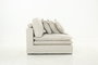 DKD Home Decor Módulo Central de Sofá Blanco Roto con 3 Cojines