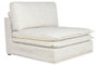 DKD Home Decor Módulo Central de Sofá Blanco Roto con 3 Cojines