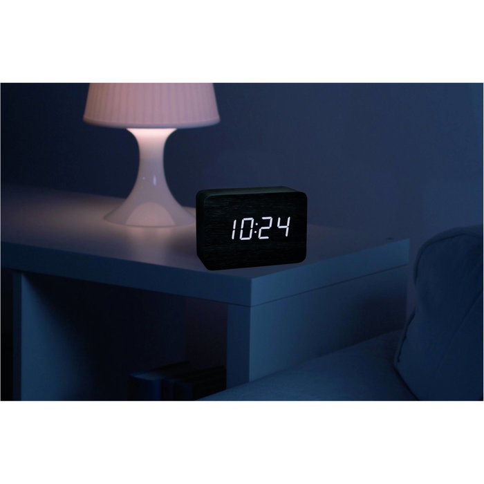 TFA Radio Alarm Clock Black