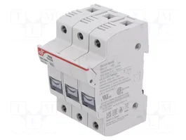 DF ELECTRIC Portafusibles PMX 32A 10x38mm de 3 polos